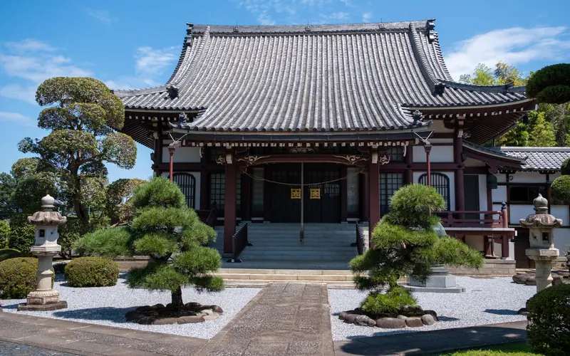 妙顕寺の本堂（正面・別カット）