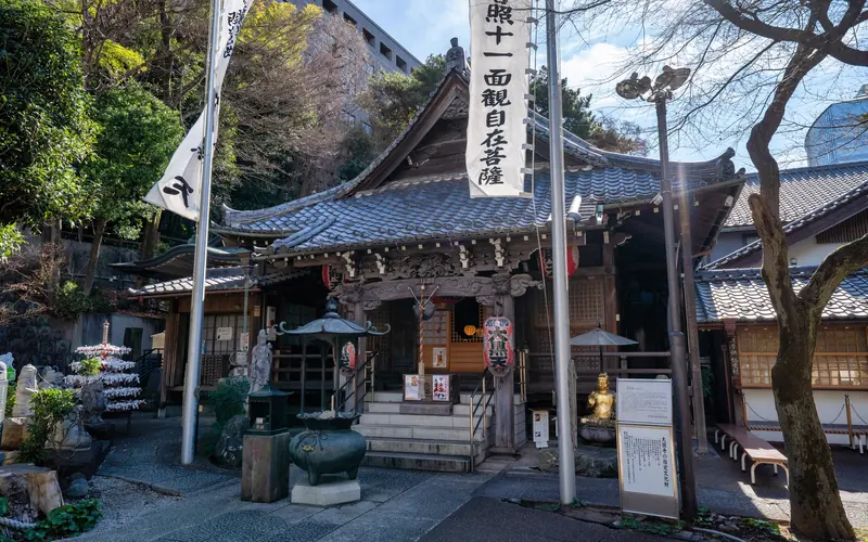 大圓寺 佛心閣斎場の本堂(正面やや右)
