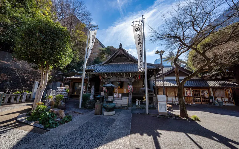 大圓寺 佛心閣斎場の本堂(境内の遠景)