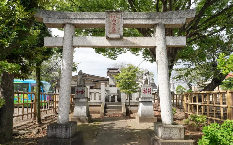 浄心寺の境内の鳥居