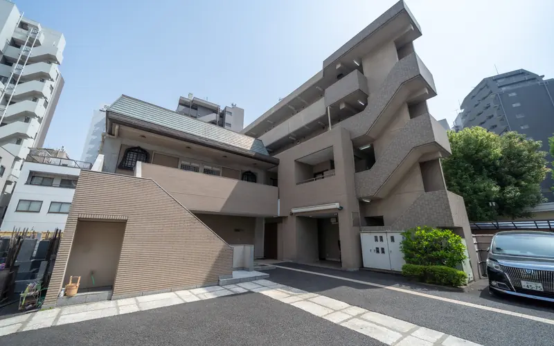 宗光寺三千会館の建物の外観(斜め)