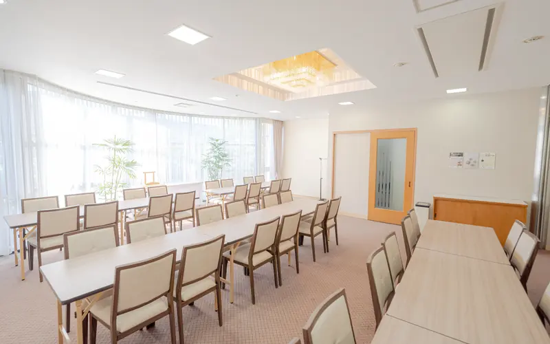 落合斎場の会食室(斜め)