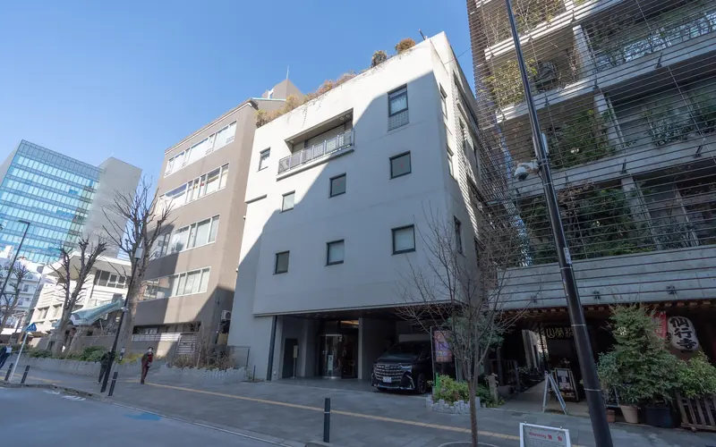 沙羅ホールの建物の外観（斜め）