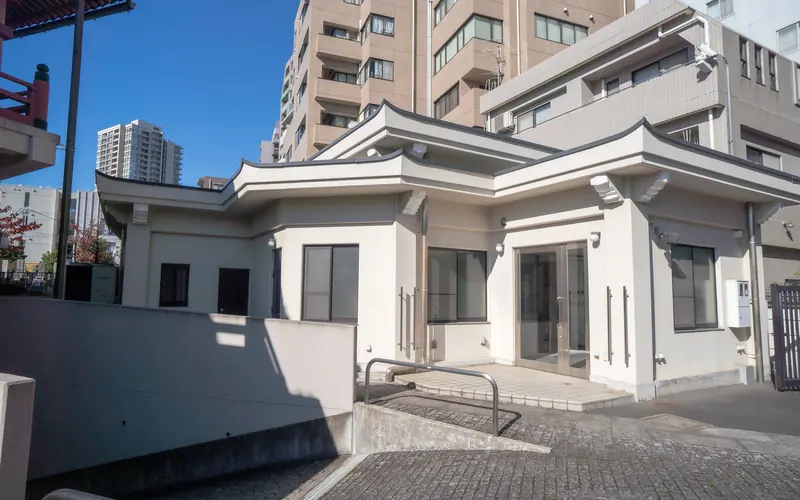 徳雲寺 妙峰会館の併設棟の外観(1)