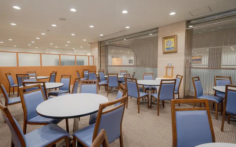 町屋斎場の会食室
