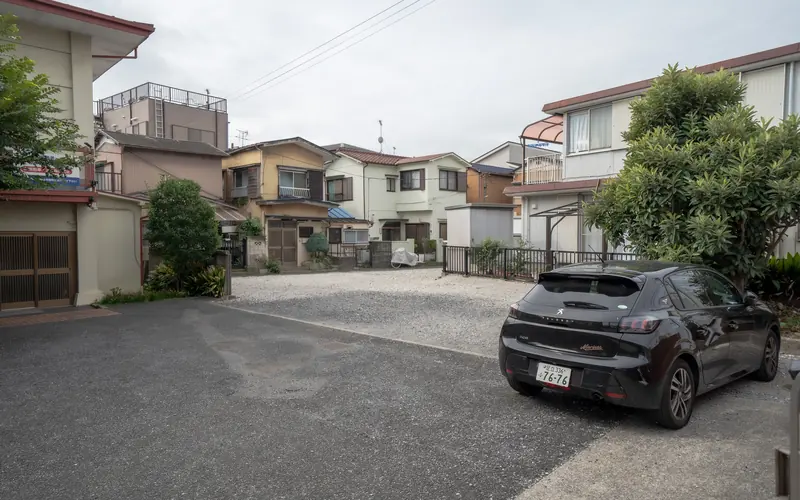 寿光院の駐車場